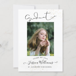 PixDezines Modern Calligrafie Script Afstuderen in Kaart