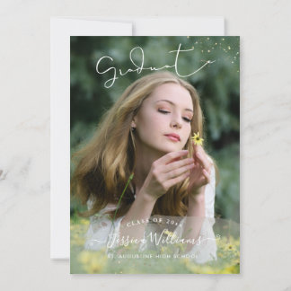 PixDezines Modern Calligraphy Lettertype Afstudere Kaart