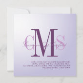 PixDezines Modern + elegant/pruimkleurig Kaart (Achterkant)