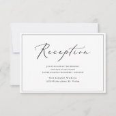 PixDezines Modern Elegant Script Reception (Voorkant)