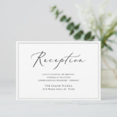PixDezines Modern Elegant Script Reception (Staand voorkant)