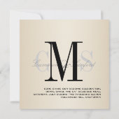 PixDezines Modern + elegant/zwart+wit Kaart (Achterkant)