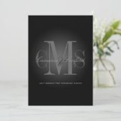 PixDezines Modern + elegant/zwart+wit Kaart (Staand voorkant)