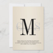 PixDezines Modern + elegant/zwart+wit Kaart (Achterkant)