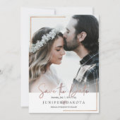 PixDezines Modern Framed Photo Sla de datumkaarten Kaart (Voorkant)