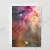 PixDezines Modern Orion Nebula Bar Mitzvah Invita Kaart (Achterkant)