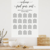 PixDezines Moderne Calligrafiefont, Zitenkaart Poster (Keuken)