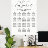 PixDezines Moderne Calligrafiefont, Zitenkaart Poster (Thuiskantoor)