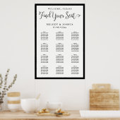 PixDezines Moderne Calligrafiefont, Zitenkaart Poster (Keuken)