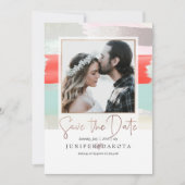 PixDezines Moderne Kunst, Sage+Coral Kaart (Voorkant)