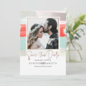 PixDezines Moderne Kunst, Sage+Coral Kaart (Staand voorkant)