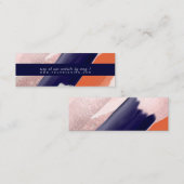 PixDezines Moderne Kunst, Waterverf RSVP Behuizing Mini Visitekaartje (Voorkant / Achterkant)