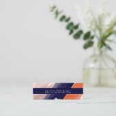 PixDezines Moderne Kunst, Waterverf RSVP Behuizing Mini Visitekaartje (Staand voorkant)