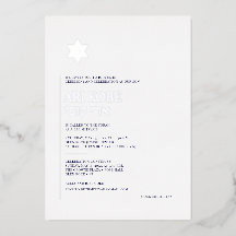 PixDezines Moderne Minimalistische Bar Mitswa