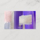 PixDezines Moderne Waterverf Paarse plaats kaarten Plaatskaartje (Achterkant)