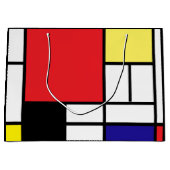 PixDezines modrian/abstract Large Cadeautasje (Voorkant)