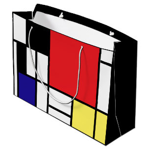 PixDezines modrian/abstract Large Cadeautasje