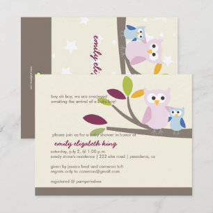 PixDezines Moeder+baby voor een babyborrel Kaart