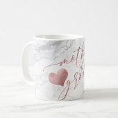 PixDezines Moeder van Groom/Faux Roos Gold Script Koffiemok (Voorkant links)