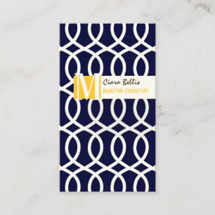 PixDezines monaco trellis/diy kleuren in een breuk Visitekaartje