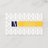 PixDezines monaco trellis/diy kleuren in een breuk Visitekaartje (Achterkant)