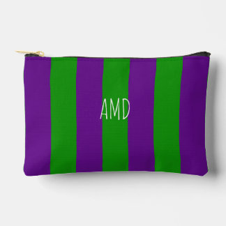 PixDezines Monogram Cabana Streep Paars Groen Etui