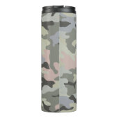 PixDezines Monogram Militair Camouflage Thermosbeker (Achterkant)