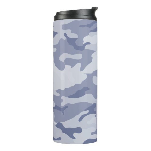 PixDezines Monogram Militair Camouflage Thermosbeker (Gedraaid links)