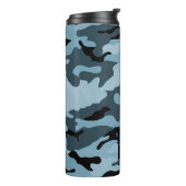 PixDezines Monogram Militair Camouflage Thermosbeker (Gedraaid links)