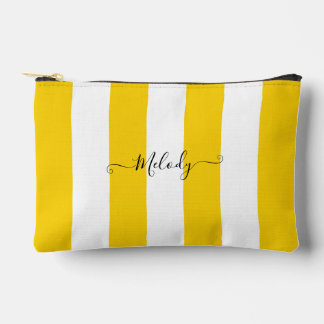 PixDezines Monogram Nautilus Gestreept Geel Wit Etui