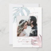 PixDezines MONSTERA BEWAAR DE DATUM Save The Date (Voorkant)