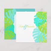 PixDezines Monstera Foliage/DIY-kleur Kaart (Voorkant / Achterkant)