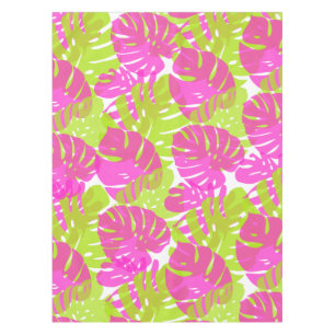 PixDezines Monstera/Neon Roze/Lime/DIY achtergrond Tafelkleed