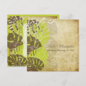 PixDezines  monstera+swirls/dij achtergrond Kaart (Voorkant / Achterkant)