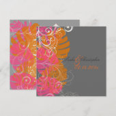 PixDezines Monstera/tropical+swirls/diy kleuren Kaart (Voorkant / Achterkant)