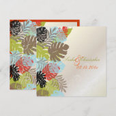 PixDezines Monstera, Tropisch Loof+Kronkels Kaart (Voorkant / Achterkant)