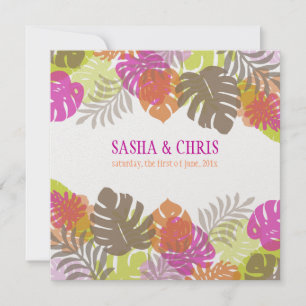 PixDezines Monstera, Tropische olie-/dij-kleuren Kaart