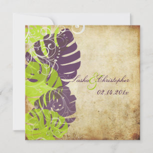 PixDezines Monstera, Tropische olie + Zwemelen Kaart