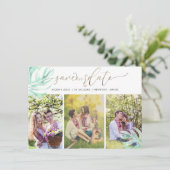 PixDezines Monstera Watercolor|Save the Date Save The Date (Staand voorkant)