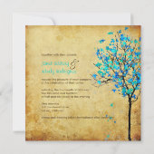 PixDezines  monsterboom/blauwgroen+blauw Kaart (Achterkant)