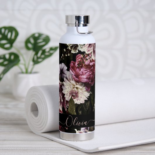 PixDezines Moody Botanical DIY Background Waterfles (Yoga)