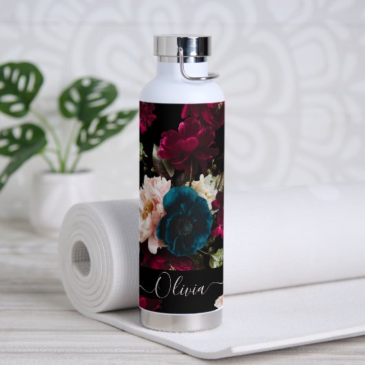 PixDezines Moody Botanical DIY Background Waterfles (Yoga)