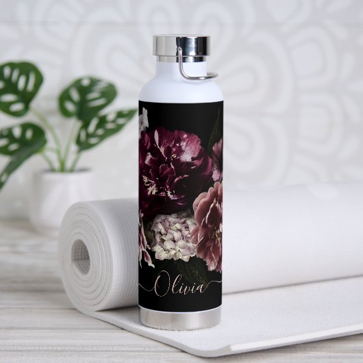 PixDezines Moody Botanical DIY Background Waterfles (Yoga)