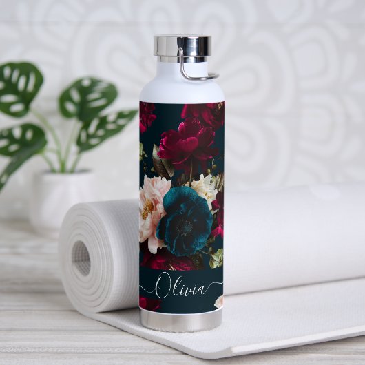 PixDezines Moody Botanical DIY Background Waterfles (Yoga)