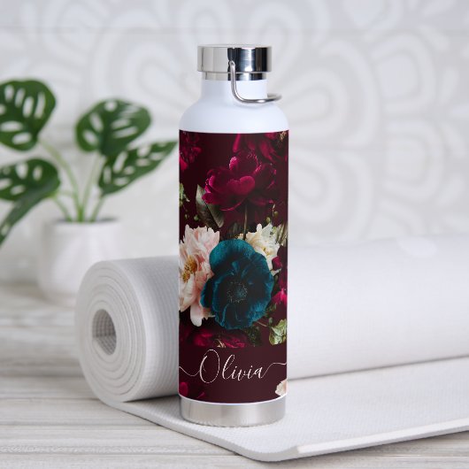 PixDezines Moody Botanical DIY Background Waterfles (Yoga)