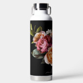 PixDezines Moody Flower Bouquet DIY Achtergrond Waterfles (Voorkant)