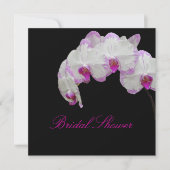 PixDezines moth orchids/fuschia Kaart (Voorkant)