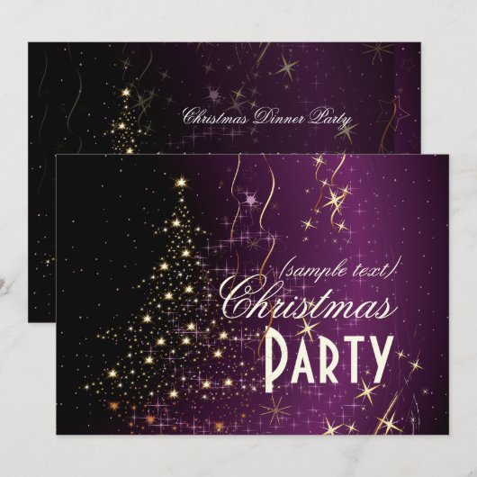 PixDezines Mousserende kerstboom/DIY Kaart (Voorkant / Achterkant)