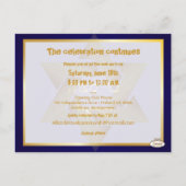 PixDezines Mtizvah rsvp Briefkaarten voor 5x7 Invi (Achterkant)