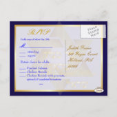 PixDezines Mtizvah rsvp Briefkaarten voor 5x7 Invi (Achterkant)